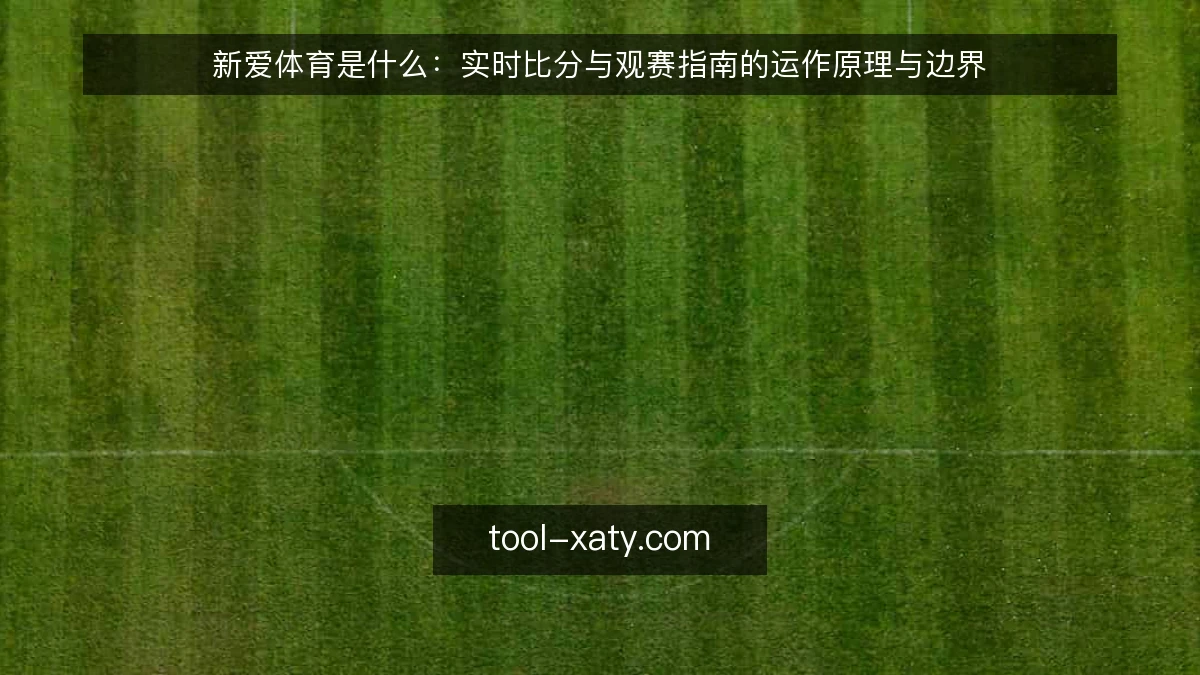新爱体育是什么:实时比分与观赛指南的运作原理与边界